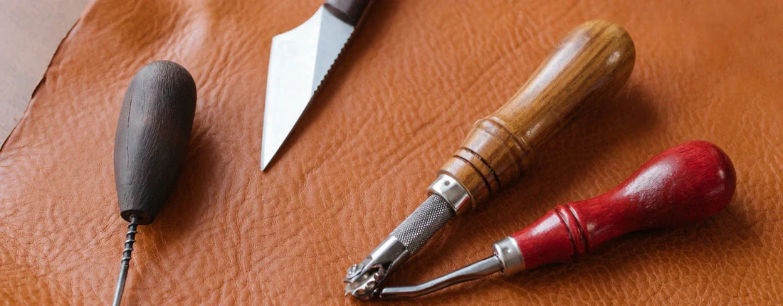 PU leather with crafting tools posted by FOSH
